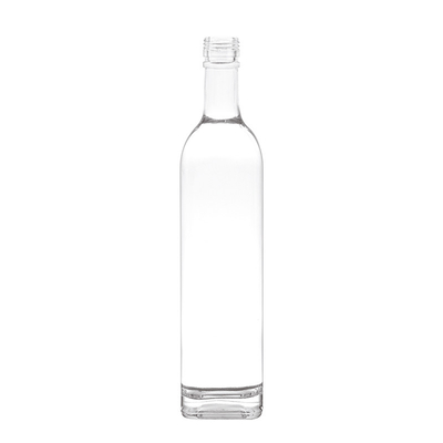 Base de material de vidro Super Flint 700 ml Vidro transparente Whisky Vodka Garrafa de vinho para álcool