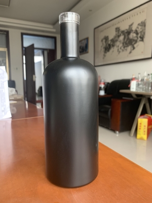 Garrafas de vidro de flint extra de 375 ml 500 ml 700 ml para bebidas alcoólicas Brandy Rum Tequila Marcas