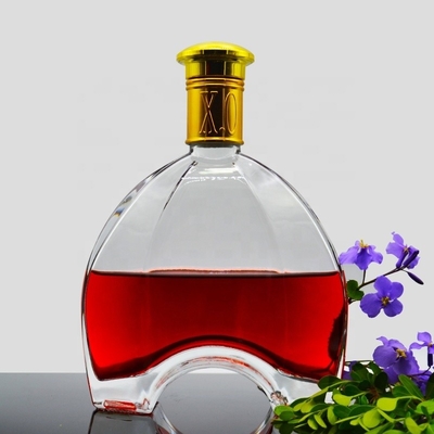 Elegante Vidro Vodka Gin garrafa 500ml 750ml 1000ml Volume para Custom Glass garrafa