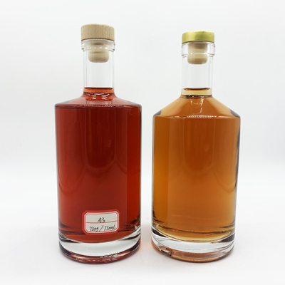 Desenho personalizado 75 cl garrafa de uísque 0.75l extra garrafa de vodka de cortiça com amostra grátis