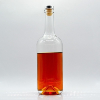 Desenho personalizado 75 cl garrafa de uísque 0.75l extra garrafa de vodka de cortiça com amostra grátis