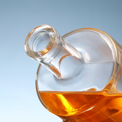 50 ml 100 ml 200 ml 500 ml 750 ml Garrafa de vidro Baijiu de luxo Garrafa de whisky Gin para bebida