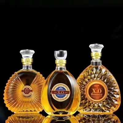 Cerveja 100ml 250ml 375ml 500ml 8oz 12oz 16oz Gin congelado Garrafa de vidro Com rolha de cortiça de madeira