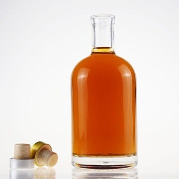 Fota de vidro de impressão de tela personalizada para brandy de luxo rum whisky vodka 500 750 ml
