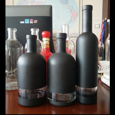 Condições EXW vidro de cristal 750ml 700ml 500ml tequila gin vinho bebidas alcoólicas rum vodka whisky garrafa de vidro