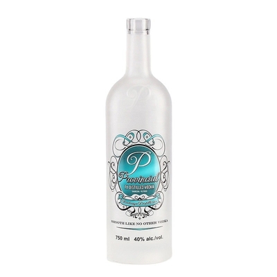 Bottle de vidro com material de colarinho Super Flint