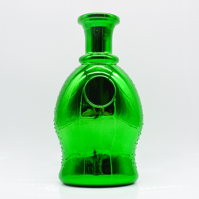 Garrafas de vidro transparentes de 1000 ml altamente OEM / ODM personalizadas para embalagens de brandy e uísque