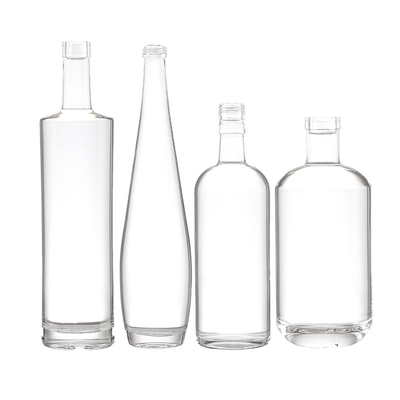 Material de vidro Super Flint 600ml garrafa de vidro de licor para design personalizado e impressão de logotipo