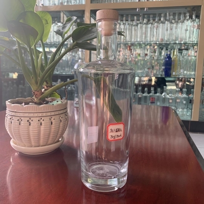 Super Flint Glass 70cl 1Litro Garrafa de vidro de boca larga para bebidas alcoólicas Liquor Transparente Vazio