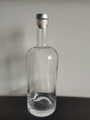 Super Flint Glass 70cl 1Litro Garrafa de vidro de boca larga para bebidas alcoólicas Liquor Transparente Vazio