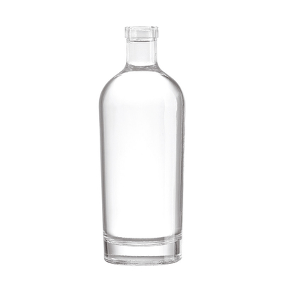 Material de vidro Super Flint Garrafas de licor quadradas escuras para OEM/ODM 200ml 500ml 750ml 1L