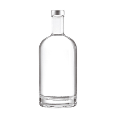 Garrafa de cortiça redonda personalizada para Tequila Licor Whiskey 1L 750ml 700ml 500ml 34oz Capacidade