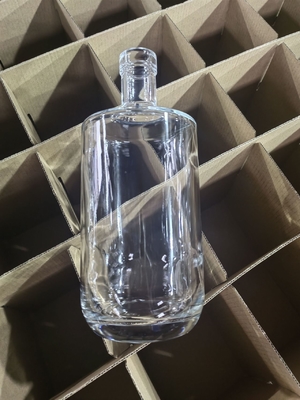 Garrafa de cortiça redonda personalizada para Tequila Licor Whiskey 1L 750ml 700ml 500ml 34oz Capacidade