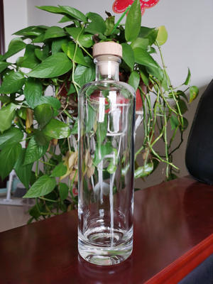 Garrafa de cortiça redonda personalizada para Tequila Licor Whiskey 1L 750ml 700ml 500ml 34oz Capacidade