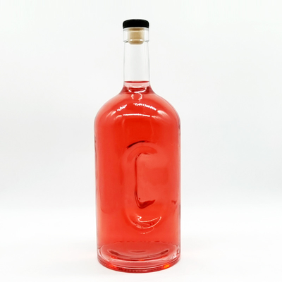 Outras bebidas alcoólicas 375 ml 500 ml Garrafa de vidro congelado em forma de lua para tequila personalizada