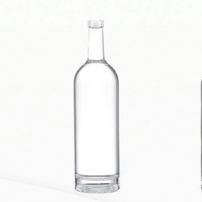 Liquor vazio claro 750 ml Garrafas de vinho de vidro 700 ml Feitas de material de vidro Super Flint