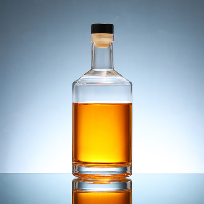 700 ml 200 ml 500 ml 1 litro Garrafa de vidro Vodka garrafas de brandy para armazenamento de champanhe claro