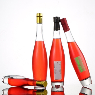 Garrafas de vidro transparentes e vazias de 375 ml, 500 ml, 700 ml, 750 ml e 1000 ml para bebidas espirituosas