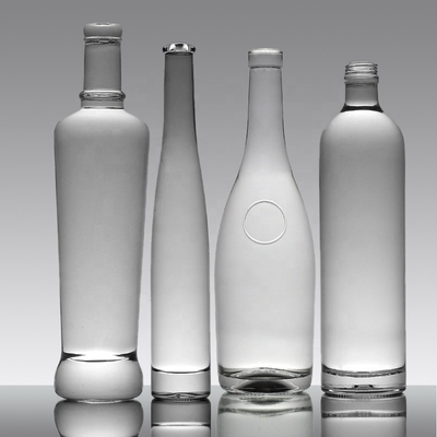 750 ml cilindro de vidro garrafa de uísque vodka 700 ml 500 ml vidro de vinho glaciar para bebida