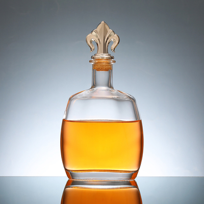 Elegantes garrafas de vinho e vodka coleção especialmente concebidas garrafas de vidro Decal tampa de vidro