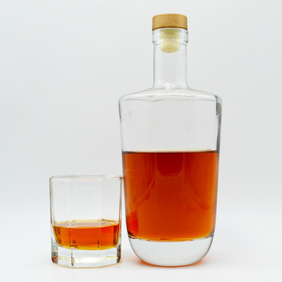 Garrafas de rum de brandy 500ml 700ml 750ml com requinte artesanal