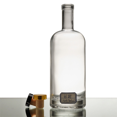 500 ml de óleo de oliva Liquor Espiritoso Vazio 700 ml 750 ml de Vodka Negra Whiskey Garrafas de vidro