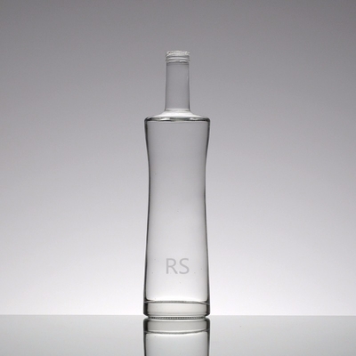 Outro processo de gelo profundo Material de vidro de pedra alta Garrafa de vidro de brandy 750 ml/1000 ml/1L