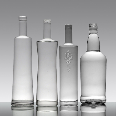 Garrafa de vidro de alto borosilicato para café e bebidas 750 ml/700 ml garrafa de licor vazia