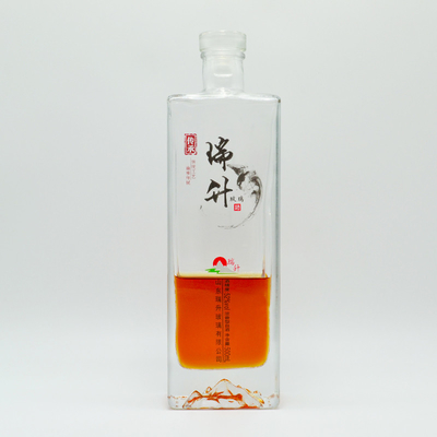 Outras bebidas garrafa de vidro Super Flint Black Label Whiskey Whisky 750 ml 1l com tampa de cortiça