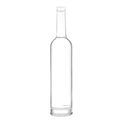 Personalize sua própria garrafa de vidro transparente de 750 ml para óleo de oliva, licor, vodka e baratos