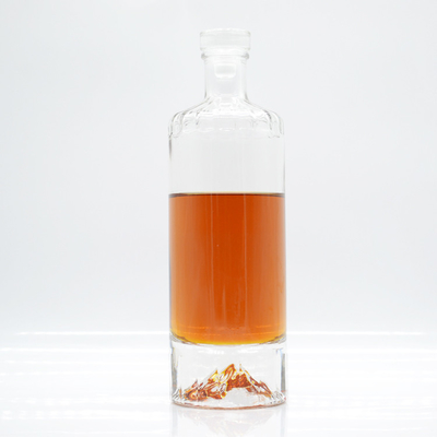 Super Flint Glass 700ml Gin preto Matte Whiskey Spirits Alcohol Liquor garrafas para você
