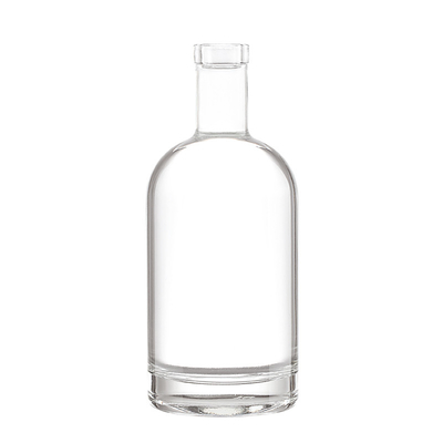 Super Flint Glass 750 ml garrafa para bebida 500 ml licor de brandy e 375 ml vodka
