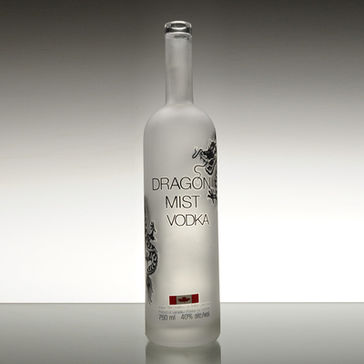 Corpo de vidro cilindro vazio Espírito 750 ml Whisky Vodka garrafa de licor gelado 700 ml 500 ml