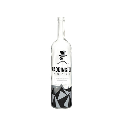 375ml 500ml 700ml 750ml Botas de vidro de diferentes tamanhos para Vodka Whisky Rum Gin