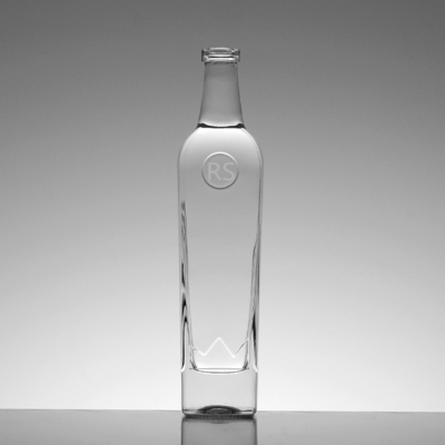 Manuseio da superfície de decal 750 ml Garrafas de vidro claras para vinho Limoncello Liquor
