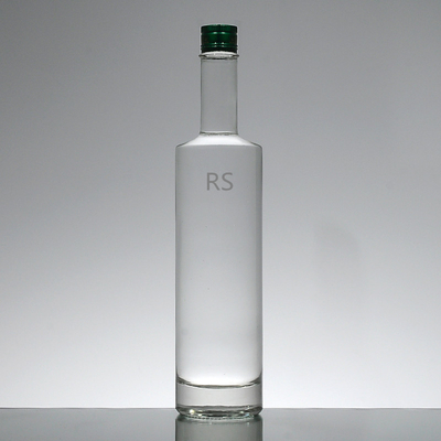 Manuseio da superfície de decal 750 ml Garrafas de vidro claras para vinho Limoncello Liquor