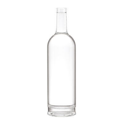 Garrafa de vidro de 1 litro personalizada para vinhos e bebidas alcoólicas