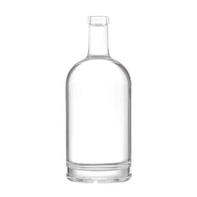 Garrafa de vidro de 1 litro personalizada para vinhos e bebidas alcoólicas