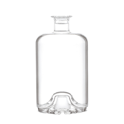 Super Flint 700ml 750ml Gin Vodka Garrafas de vidro para personalização Whisky Liquor Brandy Vazio
