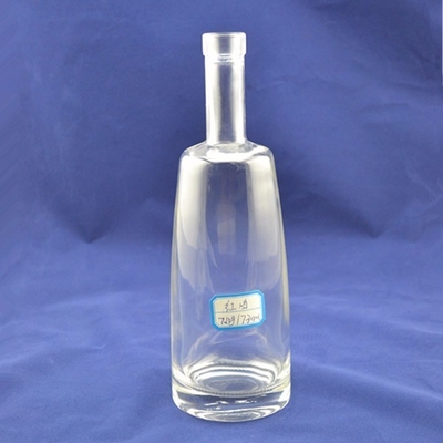 Garrafa de tequila personalizada com material de vidro transparente e tempo de entrega rápido 20-30 dias
