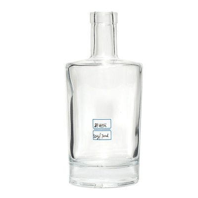 500 ml/700 ml/750 ml garrafas de vidro personalizadas para óleo uísque Gin Liquor Vodka embalagem