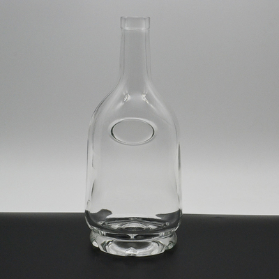 Garrafa de vidro de 500 ml para bebidas de luxo de cortiça tipo Super Flint