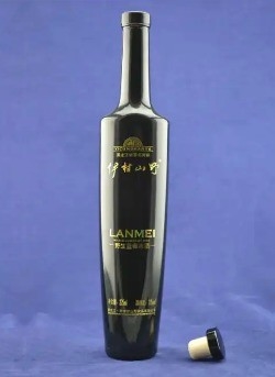 Impressão do logotipo do cliente 750 ml garrafas de vidro congelado transparente para bebidas alcoólicas uísque gin vodka