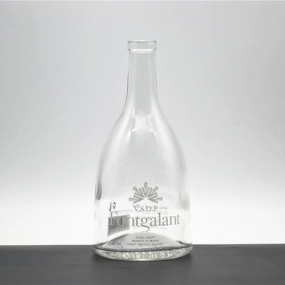 750 ml de garrafa de vidro para o requisito de material de vidro de super flint whisky