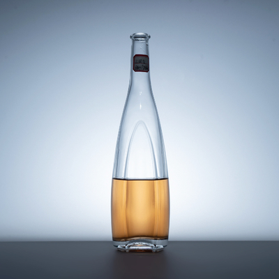 Material do corpo Super Flint Glass Brandy XO Mini Champagne Cylinders com Maple Leaf