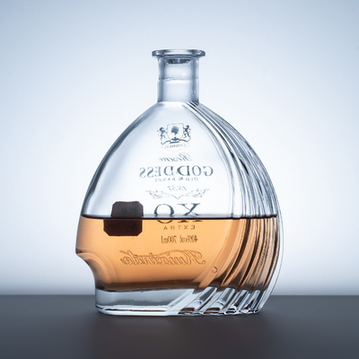 1 Litro de Whiskey Vidro de Vodka Garrafa de Espiritismo Vazio Garrafa de Espiritismo 375ml 500ml 750ml com tampa de cortiça