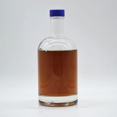 Base de venda de garrafas de whisky de vidro de 750 ml com impressão de tela