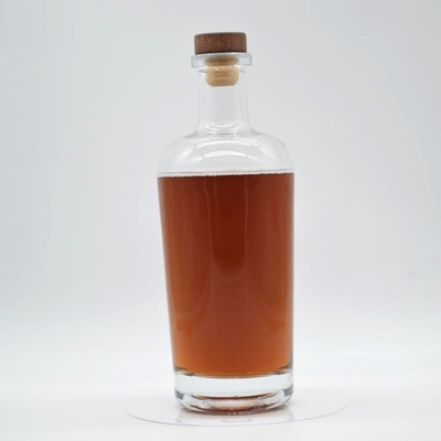 Base de venda de garrafas de whisky de vidro de 750 ml com impressão de tela