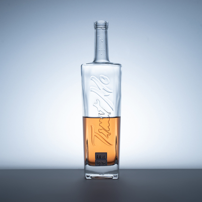 1 Litro de Whiskey Vidro de Vodka Garrafa de Espiritismo Vazio Garrafa de Espiritismo 375ml 500ml 750ml com tampa de cortiça