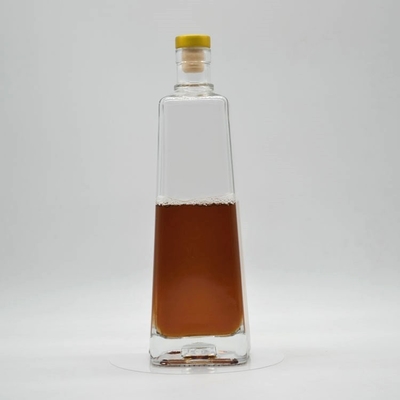 Base de venda de garrafas de whisky de vidro de 750 ml com impressão de tela